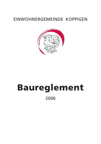 Baureglement - Koppigen