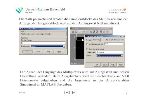 MATLAB-Simulink - Umwelt-Campus Birkenfeld