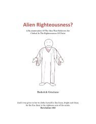 Alien Righteousness? - Timothy Ministries