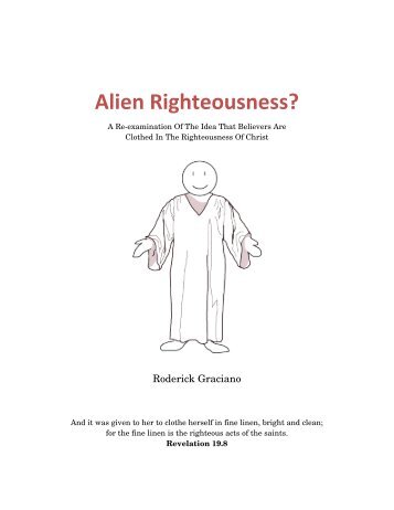 Alien Righteousness? - Timothy Ministries