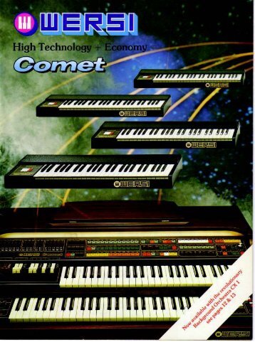 1982 Wersi Comet.pdf - The Organ Forum