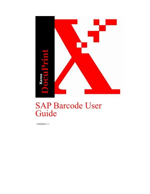 Sap Barcode User Guide Oscs
