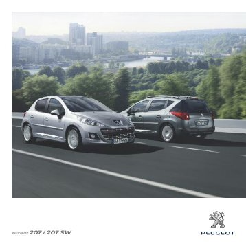 Peugeot 207 SW Brochure - S G Petch