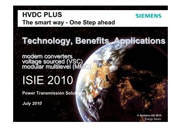 ISIE 2010 - Siemens