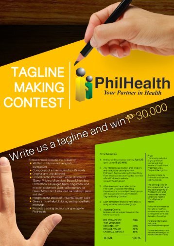 Tagline Making Contest