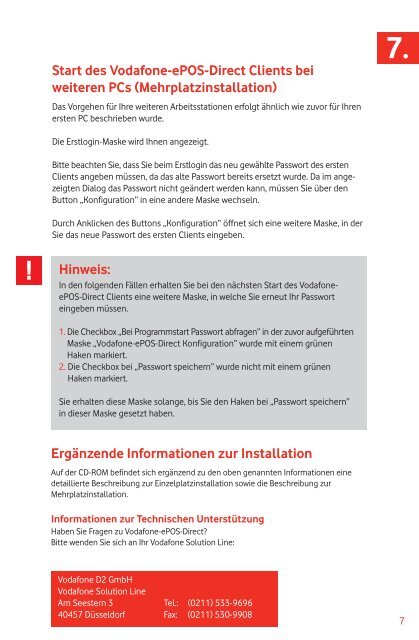 Installationsanleitung - Vodafone