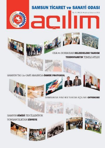 AÃ§Ä±lÄ±m SayÄ±:25 Haziran/Temmuz 2012 - Samsun Ticaret ve Sanayi ...