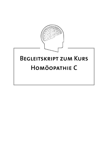 Begleitskript Zum Kurs Homa Opathie C