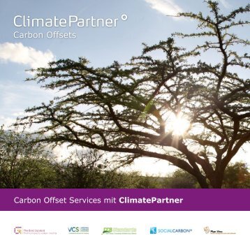 Carbon Offset Services mit ClimatePartner
