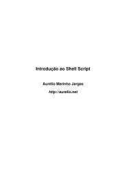 IntroduÃ§Ã£o ao Shell Script - AurÃ©lio Marinho Jargas