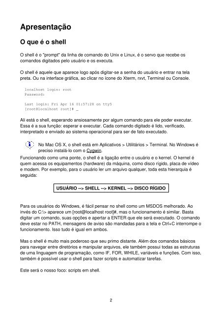 IntroduÃ§Ã£o ao Shell Script - AurÃ©lio Marinho Jargas