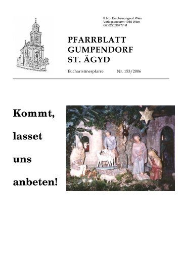 Dezember 2006 - Die Homepage der Pfarre Gumpendorf St. Ägyd