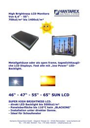 46 - 47 - 55 - 65 SUN LCD