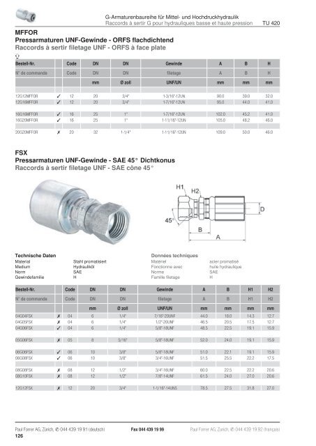 TÃ©lÃ©charger PDF - Paul Forrer AG