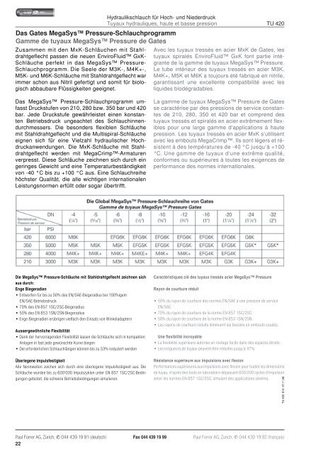 TÃ©lÃ©charger PDF - Paul Forrer AG