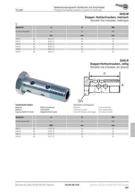 TÃ©lÃ©charger PDF - Paul Forrer AG