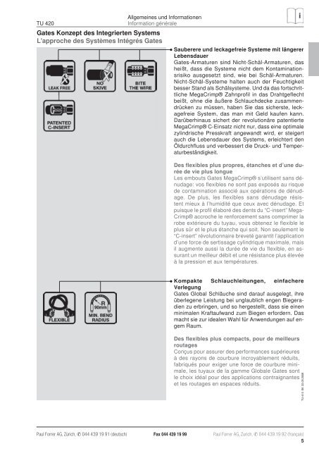 TÃ©lÃ©charger PDF - Paul Forrer AG