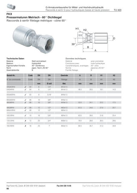 TÃ©lÃ©charger PDF - Paul Forrer AG