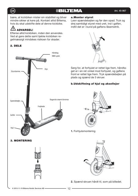 KicKbiKe Stunt 5" SparKeSyKKel Stunt 5" - Biltema