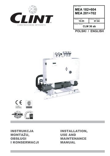 CHA CL 18Ã·71 CLM 01ab.indd - Klima-Therm