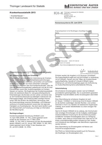 Krankenhausstatistik 2012 - Krankenhäuser - Teil III Kostennachweis