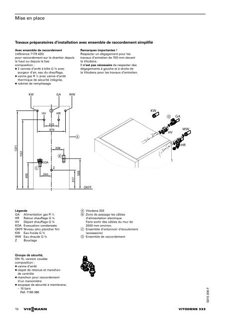 Vitodens 333 Viessmann - Francis MERCK sur le NET