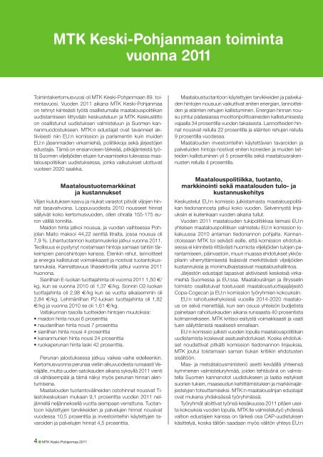 MTK Keski-Pohjanmaa toimintakertomus 2011 [pdf, 3,7 mt]