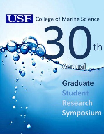 Graduate Student Research Symposium - College of Marine ...