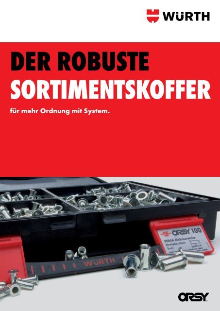 für mehr Ordnung mit System.