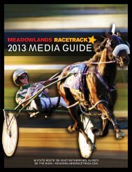 2013 MEDIA GUIDE - Meadowlands Racetrack