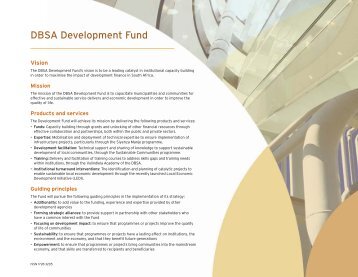 DBSA Development Fund