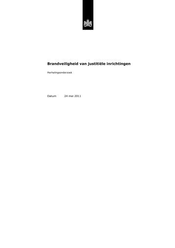 Brandveiligheid van justitiÃƒÂ«le inrichtingen