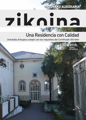 Zikoina 136. Enero 2009 - UrduÃ±ako Udala