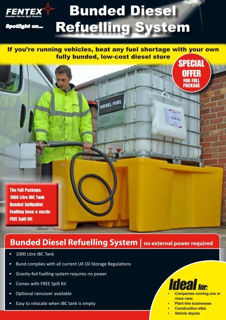 Bunded Diesel Refuelling System - Southern Lubricants