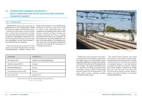 intermodal solutions for transalpine freight traffic - Alpine Space ...