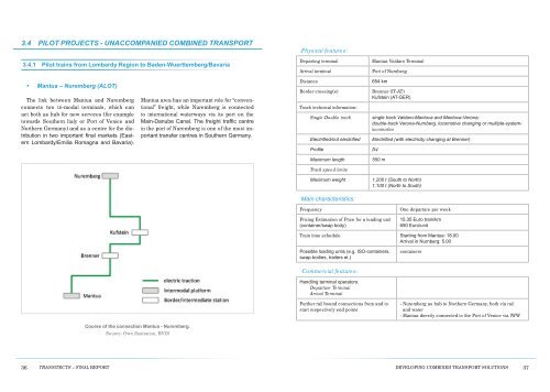 intermodal solutions for transalpine freight traffic - Alpine Space ...