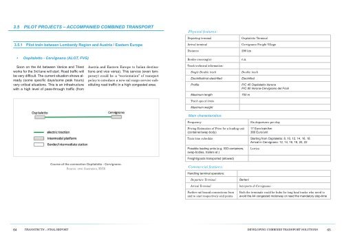 intermodal solutions for transalpine freight traffic - Alpine Space ...