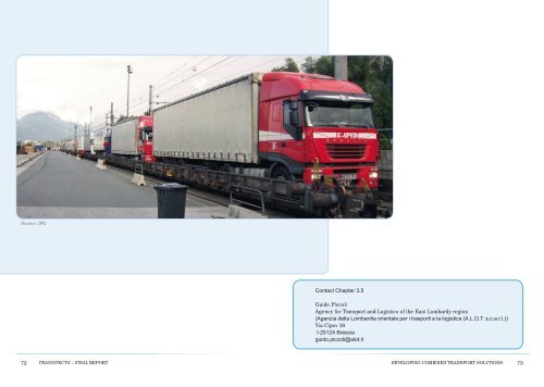 intermodal solutions for transalpine freight traffic - Alpine Space ...