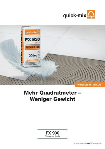 Flexkleber leicht FX 930 - Quick-Mix