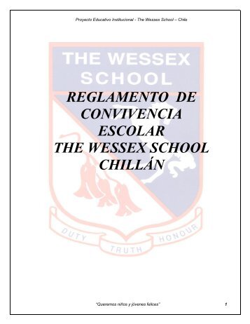 reglamento de convivencia escolar para el estudiante wessex