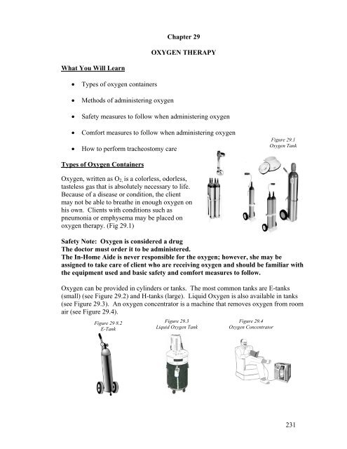 Home Care Of Oxygen Equipment