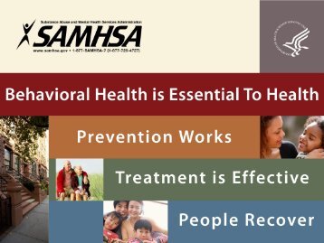 Promoting Behavioral Health Strategies for HBCU's ... - SAMHSA Store