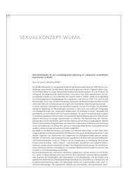 SEXUALKONZEPT WUMA - Sozialhilfe - Kanton Basel-Stadt
