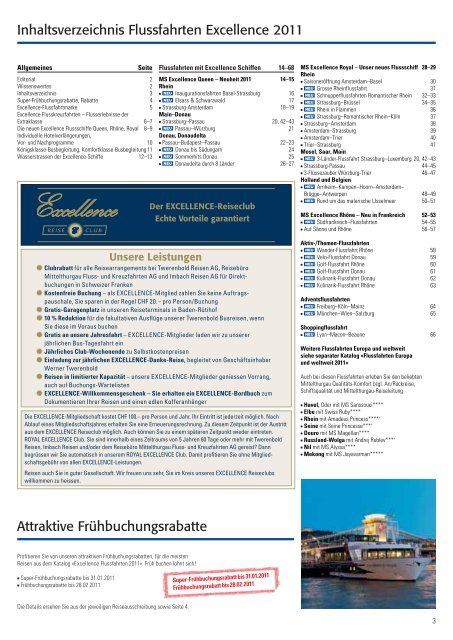 EXCELLENCE FLUSSFAHRTEN - Baumann Cruises