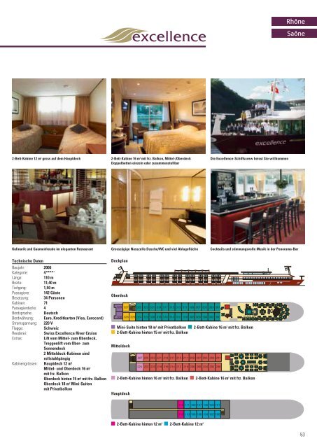 EXCELLENCE FLUSSFAHRTEN - Baumann Cruises