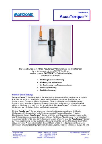 AccuTorqueÃ¢Â„Â¢ - Montronix