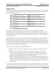 Wage and Salary Administration Section 4.1 - Biola - Biola University