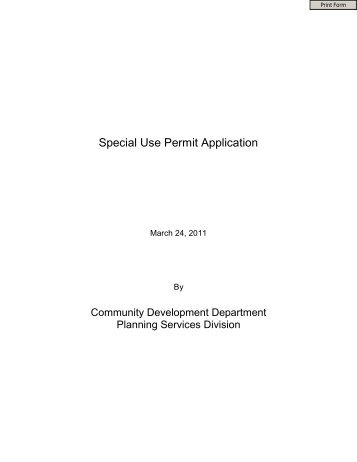 Special Use Permit Application - Salt River Pima-Maricopa Indian ...