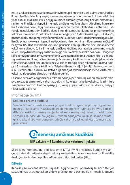 Baltijos imunoprofilaktikos asociacijos (BALTIPA) vakcinų skiepijimo ...