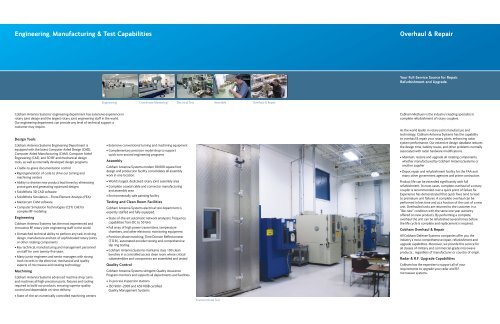 Rotating Electro Mechanical Microwave Sub-Systems Brochure